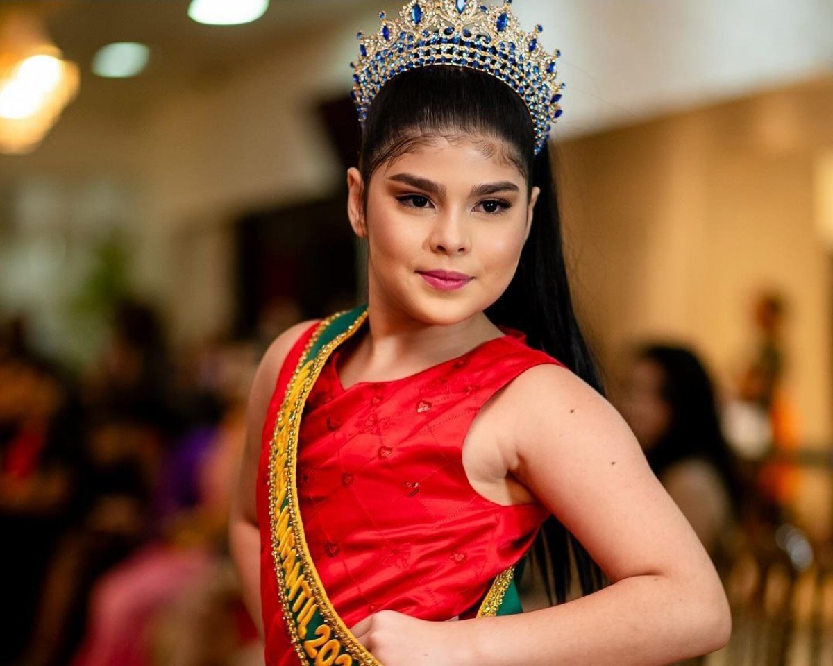 Do Amazonas para o mundo: Maria Cecíllia vence Miss Infantil Mundial no Peru